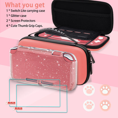 TIKOdirect Pink Carrying Case for  Switch lite