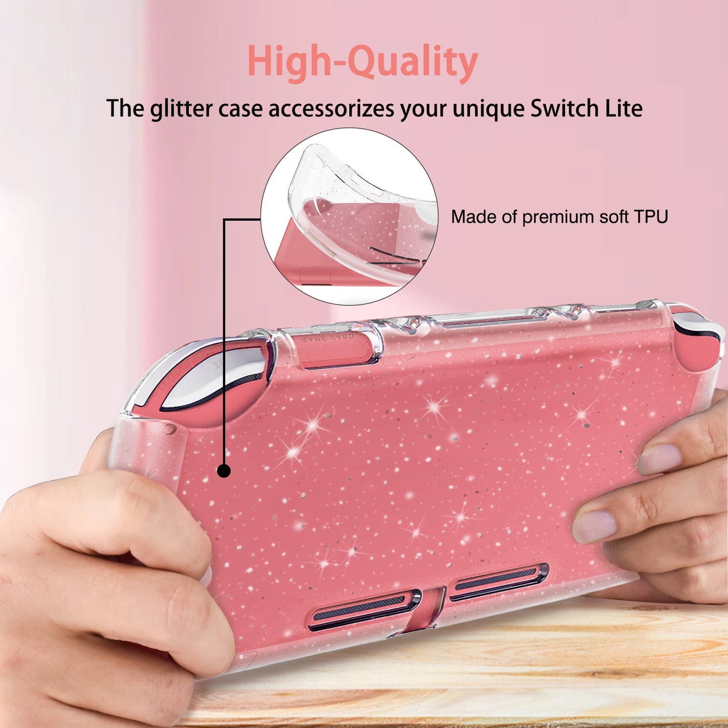 TIKOdirect Pink Carrying Case for  Switch lite