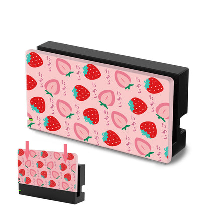 TIKOdirect Strawberry Faceplate Cover for Switch Charging Dock