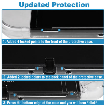 TIKOdirect Transparent Case Compatible for Switch OLED
