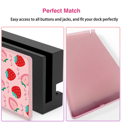 TIKOdirect Strawberry Faceplate Cover for Switch Charging Dock