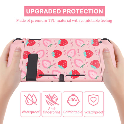 TIKOdirect Strawberry Protective Case for Switch