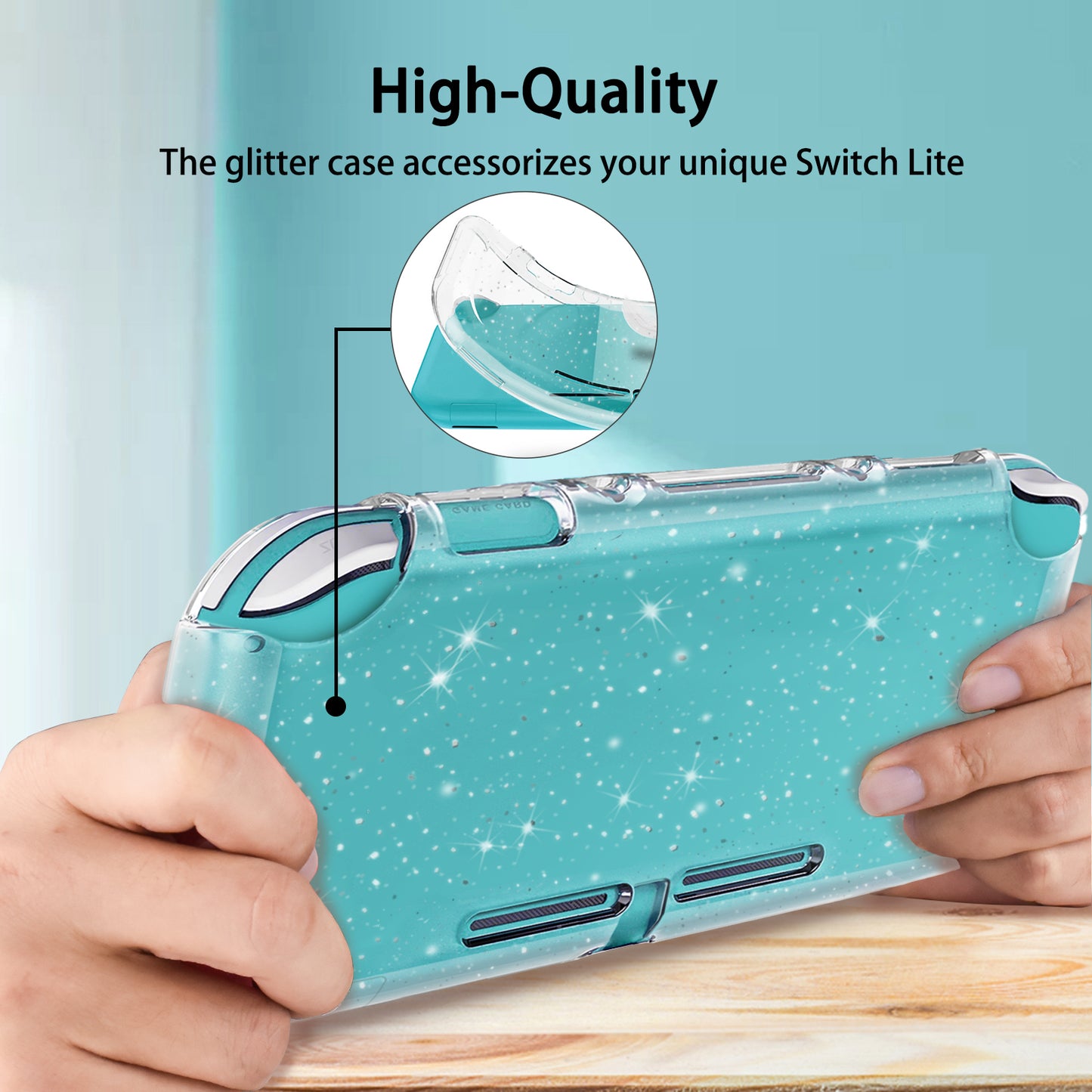 TIKOdirect Blue Carrying Case for Switch lite