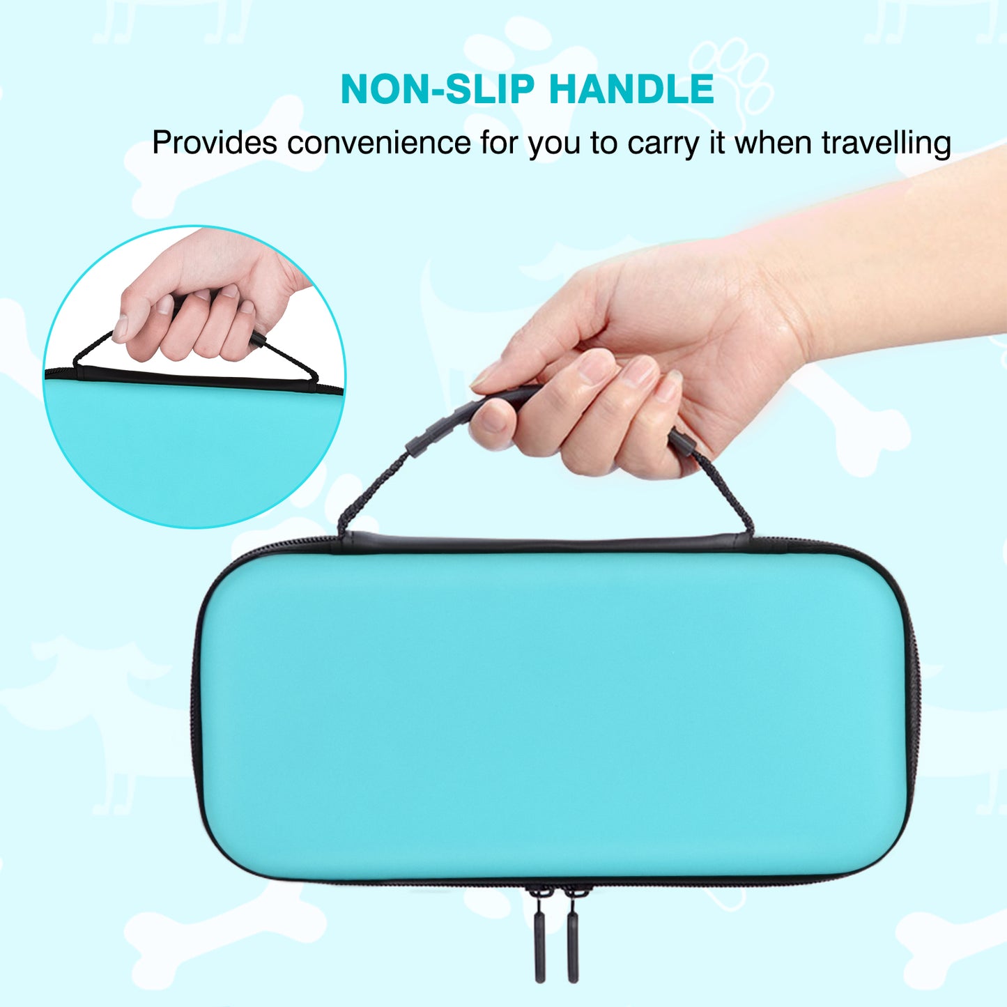 TIKOdirect Blue Carrying Case for Switch lite