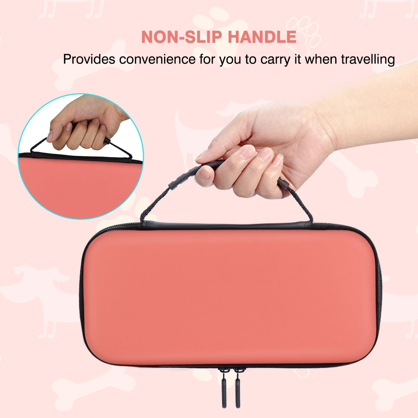 TIKOdirect Pink Carrying Case for  Switch lite