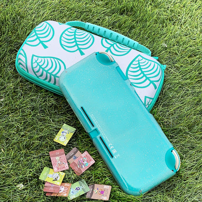 TIKOdirect Green Leaf Carrying Case for Switch lite